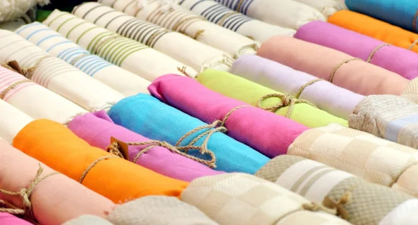 Colorful scarfs — Stock Photo, Image