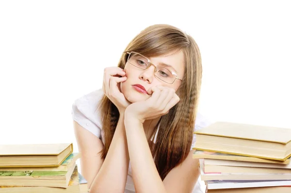 Tiered student girl — Stock Photo, Image