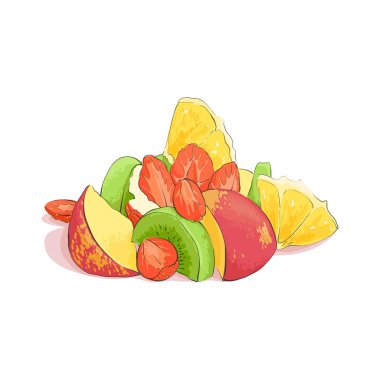 karışık meyve salatası