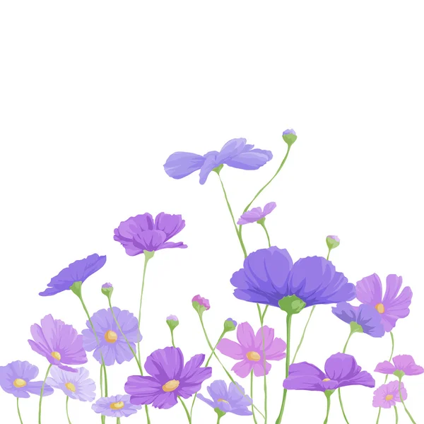 Lichte floral achtergrond — Stockvector