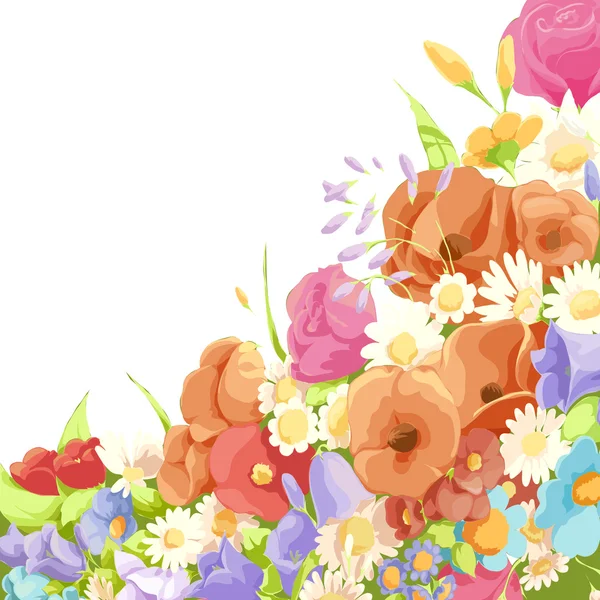 Floral fundo brilhante —  Vetores de Stock