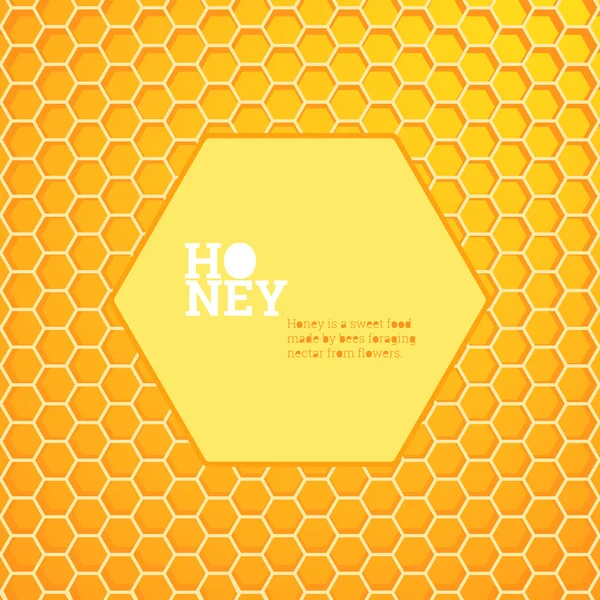 Honeycombs bright background — Stock Vector