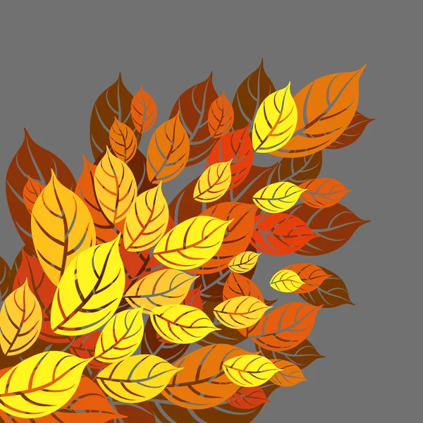 Autumn balckground — Stock Vector