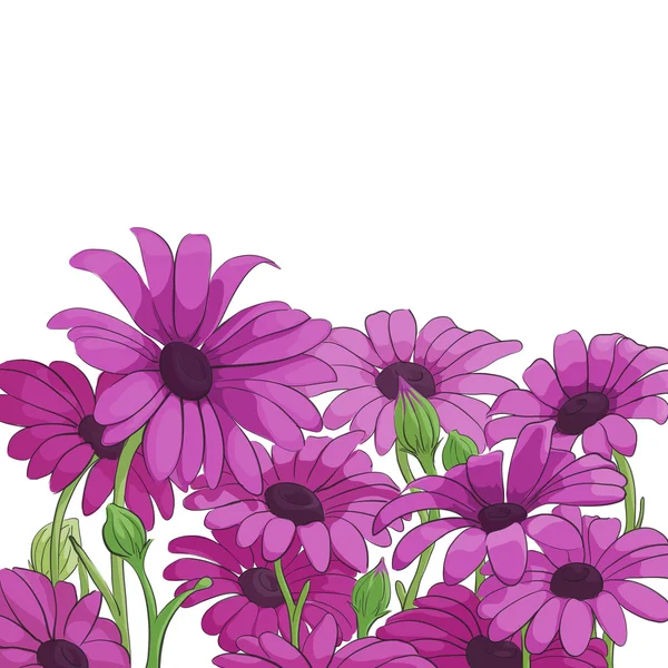 Lichte floral achtergrond — Stockvector