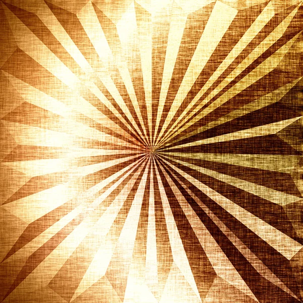 ゴールドの抽象的な背景、金属の三角形。黄金の背景。光る生地の型板。多角形の幾何学的な背景。低ポリ スタイル — ストック写真