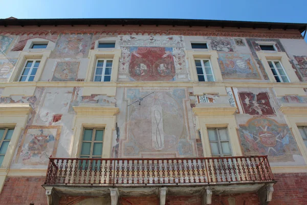 Historické budovy v Piemontu — Stock fotografie