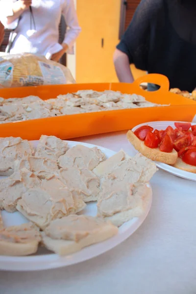 Aperitivo de bruschetta — Fotografia de Stock