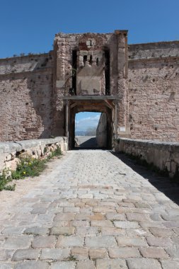 Fransa Ortaçağ Kalesi giriş