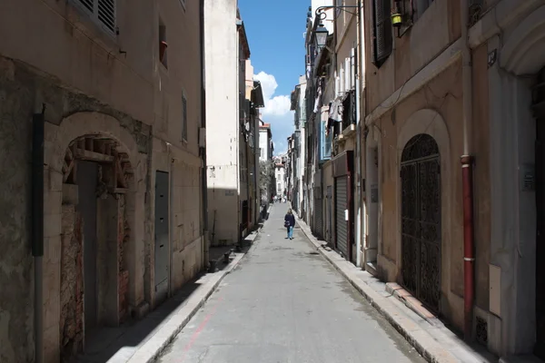 Calle del casco antiguo de Marsella — Foto de Stock
