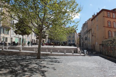 Marseille şehir merkezi kare