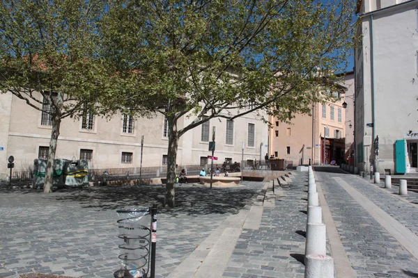 Square in the city center of Marseille — Stock Photo, Image