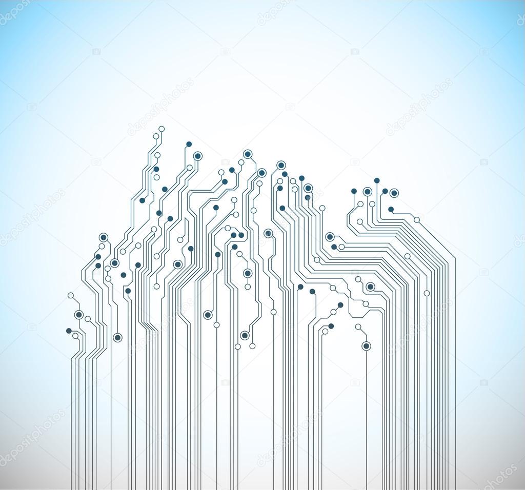 abstract technology vector background 