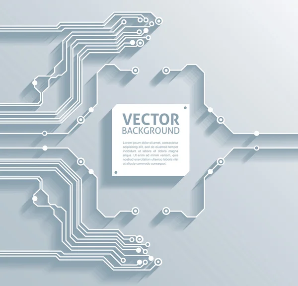 Abstracto 3d papel infografías vector fondo — Vector de stock
