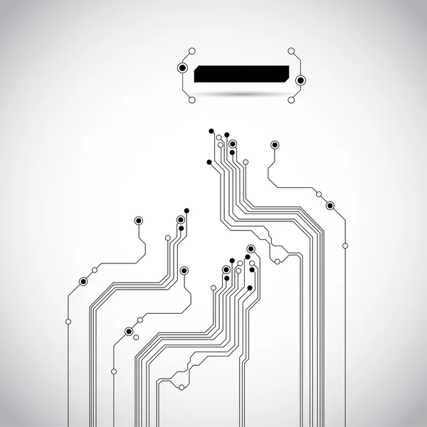 Astratto circuito sfondi texture — Vettoriale Stock