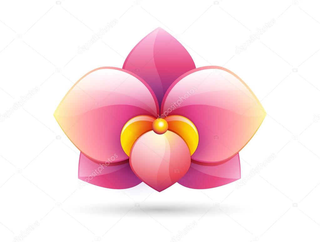 flower logo icon vector