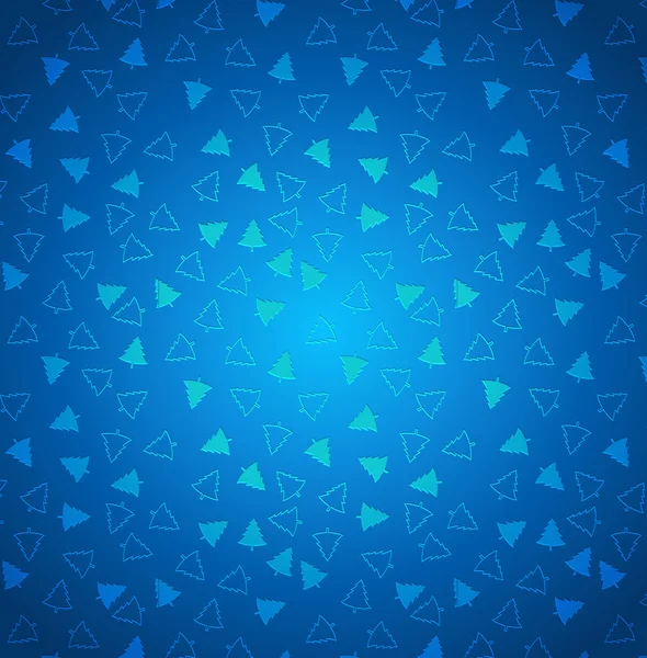 Fondo abstracto sin costuras de Navidad azul — Archivo Imágenes Vectoriales