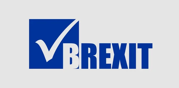 Le Grand Briitain quitte le référendum européen sur l'union — Image vectorielle