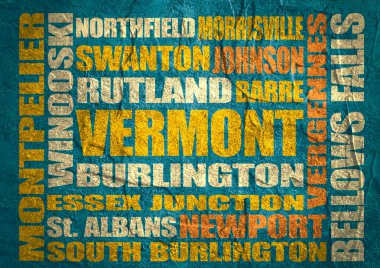 Vermont Eyalet şehirler listesi 