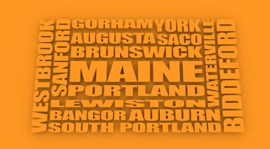 Maine Eyalet şehirler listesi 