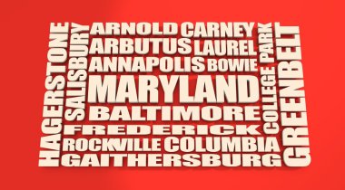 Maryland devlet şehirler listesi 