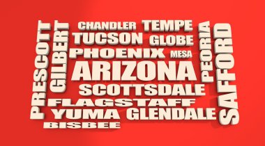Arizona devlet şehirler listesi