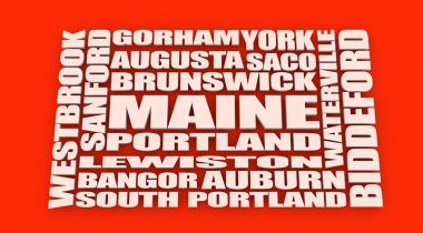 Maine Eyalet şehirler listesi 