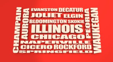 Illinois eyalet şehirler listesi