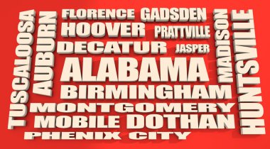 Alabama durumu şehirler listesi