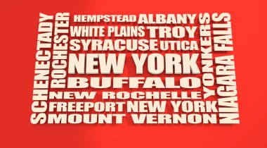 New York eyalet şehirler listesi 