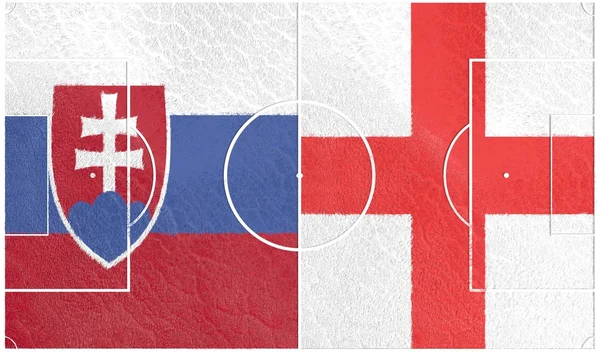 Slovakia vs England Europe  football championship 2016 — Stock Photo, Image