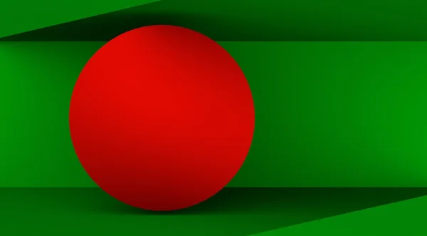 Bangladesh vlag ontwerp — Stockfoto