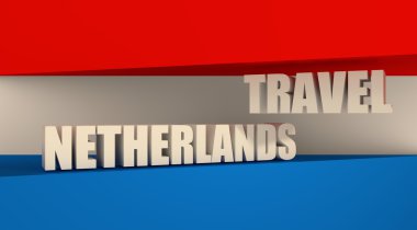 Hollanda bayrağı tasarım konsepti