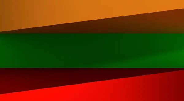 リトアニアの旗デザイン コンセプト — ストック写真