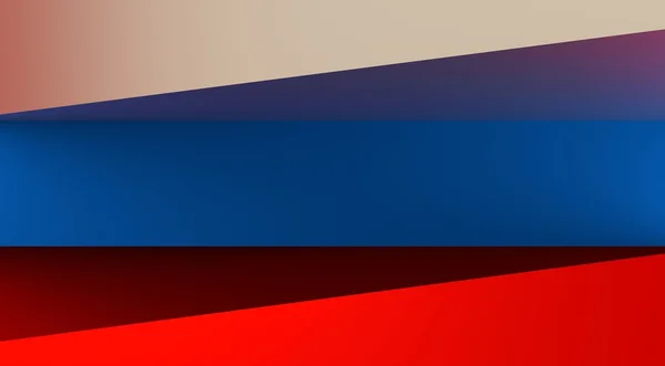 Konsep desain bendera Rusia — Stok Foto