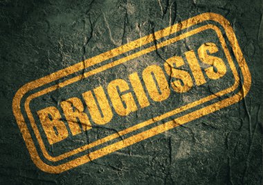 damga brugiosis metnin grunge arka plan üzerinde ile