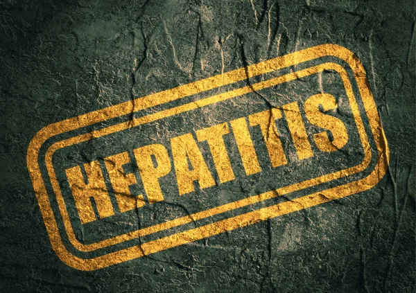 Sello con texto de hepatitis sobre fondo grunge —  Fotos de Stock