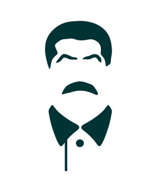 Joseph Stalin vektör portresi
