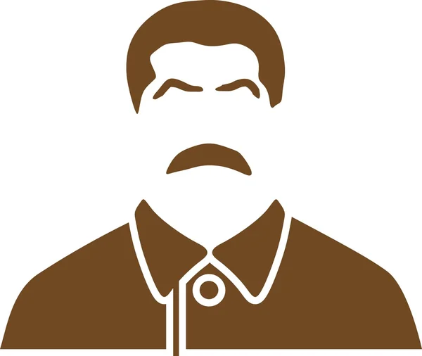 Vector portret van Joseph Stalin — Stockvector