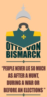 Birinci Dünya Savaşı sırasında Alman piyade. Otto von Bismarck alıntı