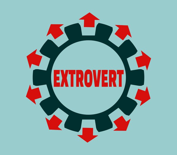 Экстраверт. Психологическая метафора
