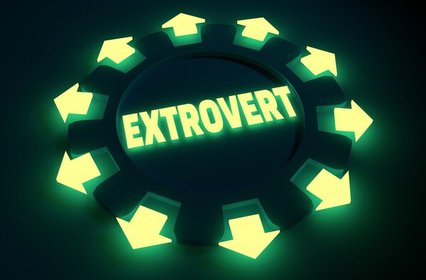 Экстраверт. Психологическая метафора
