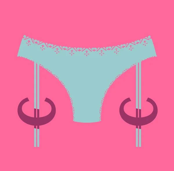 Lingerie icône simple . — Image vectorielle