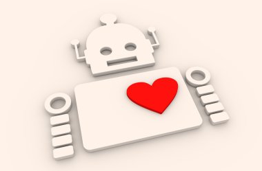Şirin bir robot.