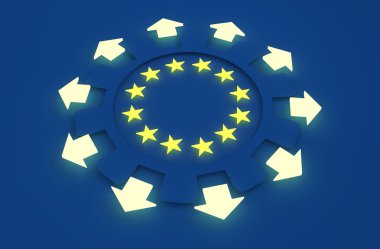 Europe sanayi ve Avrupa Birliği'nin Ekonomi kavramı 