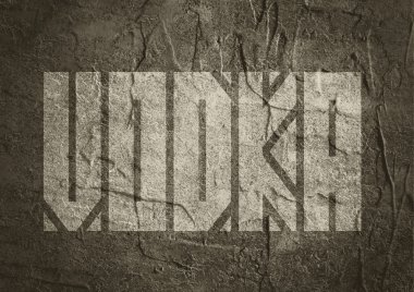 İçki alkol içecek. Votka kelime yazı