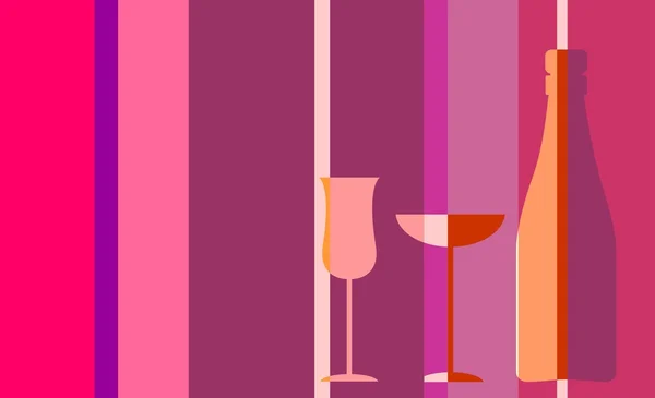 Diseño de la invitación evento de vino — Vector de stock