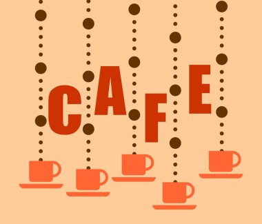 Simge kahve veya çay fincan. 