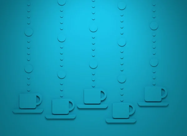 Cup 的咖啡或茶的符号. — 图库照片