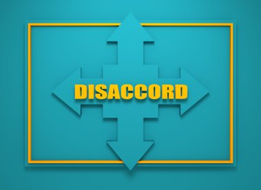 ok çapraz kelime disaccord ile
