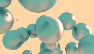 Büyük grup ayna küreler veya inciler.